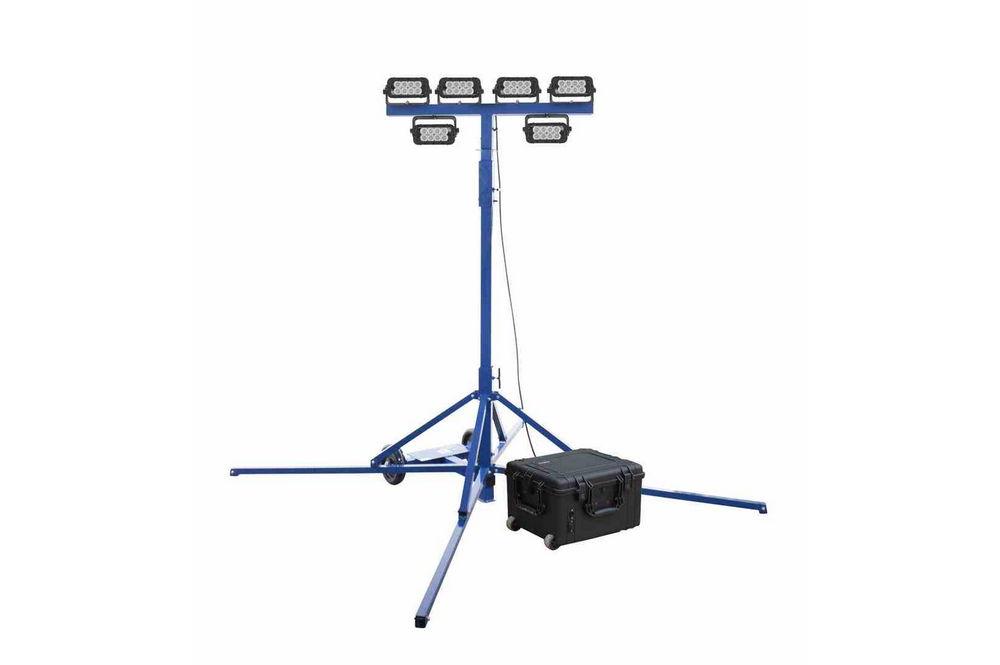 Portable Infrared LED Tower-Spot/Flood- (6) IR LED Lights - Rechargeable Li-ion Battery -Tower Mount - PuriLite