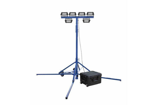 Portable Infrared LED Tower-Spot/Flood- (6) IR LED Lights - Rechargeable Li-ion Battery -Tower Mount - PuriLite