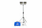Larson Rechargeable LED Tripod Light - 3.5' to 10' - (2) Lamps - 1,500Wh Li-ion Battery - Photocell - PuriLite