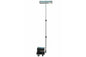 Portable Rechargeable LED Lighting System - Pole Mounted Swiveling 2' Linear - Wheeled Battery Pack - PuriLite