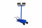 200 Watt Portable LED Work Area Light Cart w/ Extension Pole - Rechargeable Battery - Cordless - PuriLite