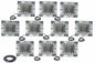 37,500 Watt LED String Light - (250) 150 Watt LED Light Fixtures - 277V AC - I-Beam Mounts - PuriLite