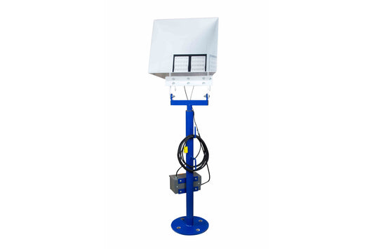 Larson 300 Watt LED Security Spotlight Tower - Heavy Duty Aluminum Stand - 120-277VAC - 1700 Foot Spotlight - PuriLite