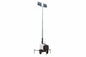 1000W Battery Powered LED Light Plant - 15' Telescoping Tower - 2 LED Fixtures - 12 Hour Runtime - PuriLite