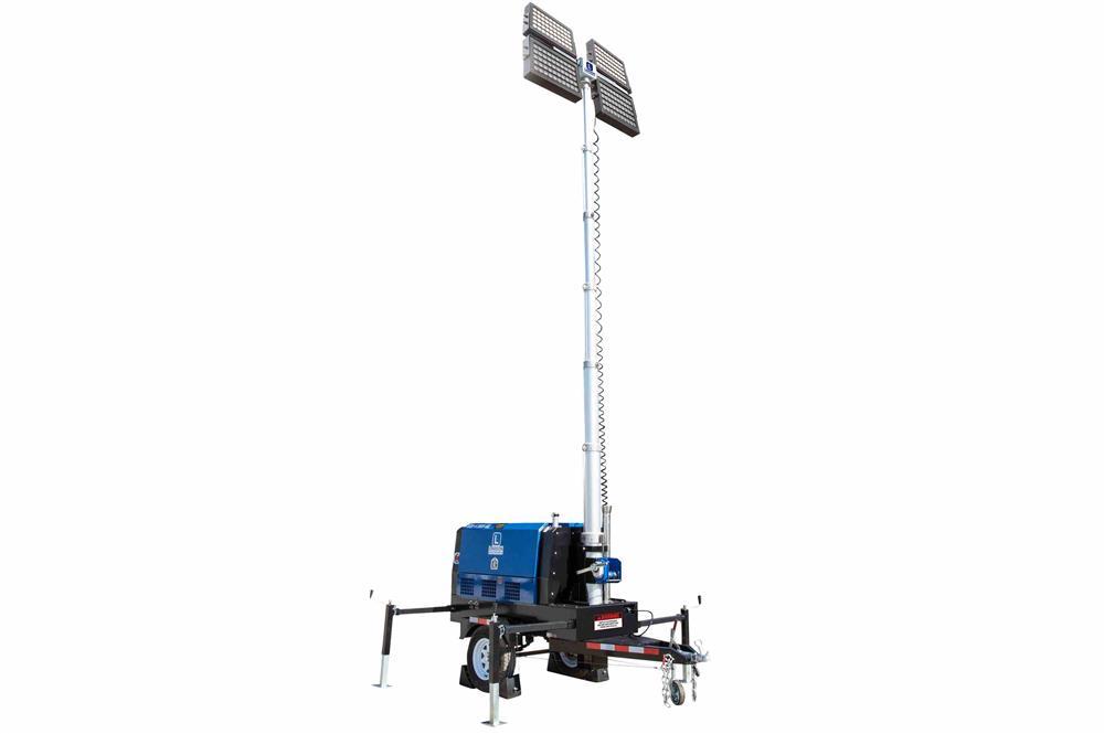 20kW Generator - Water Cooled Diesel Engine - 25' Telescoping Tower - (4) LED Lamps - 50 Gal Tank - PuriLite