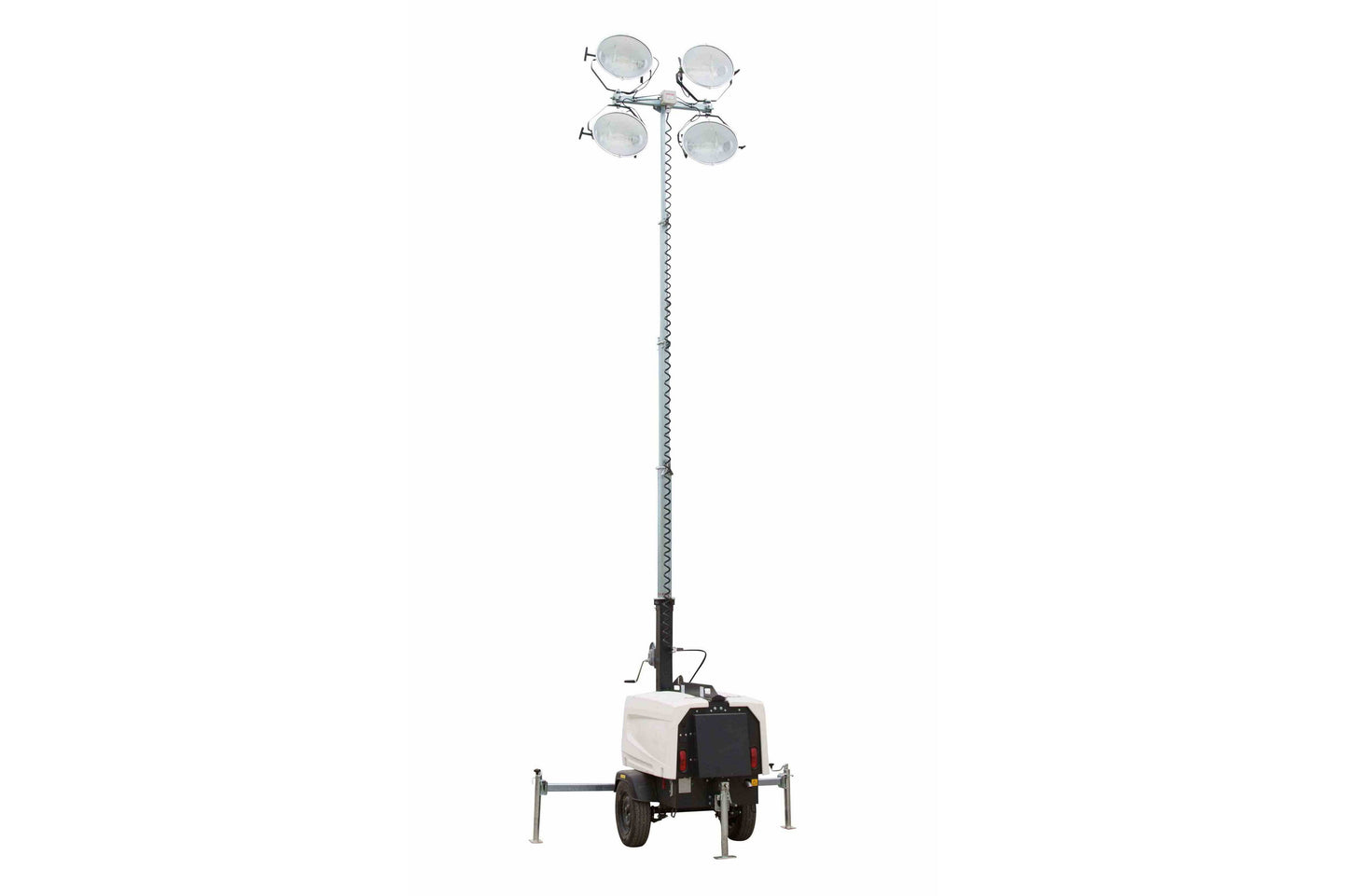 Larson 7,500 Watt Generator - Water Cooled Diesel Engine - 25' Telescoping Tower - 4 Metal Halide Fixtures - PuriLite