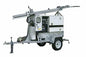23' Mobile Light Tower with Diesel Engine Generator - 12'-20' Mast - (4) 240W LED Lamps - 4kW Genset/39.9 Gallon Poly Fuel Tank - PuriLite