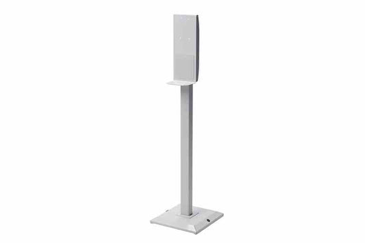 Larson 60" Stand for Electric Automatic Hand Sanitizer Dispenser - Steel - Powder Coated Grey Finish - PuriLite
