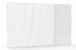 Larson Permanent Mount Divider - 36" x 24" Dimensions - 1/4" Thick Clear PETG Construction - Sneeze Guard - PuriLite