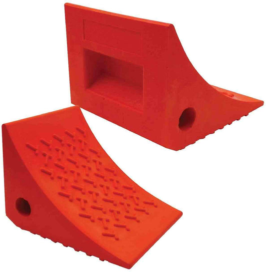 Larson Set of Wheel Chock Locks for Trailers and Vehicles - (2) Chock Locks Included - PuriLite