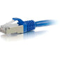 C2G 1ft Cat6 Snagless Shielded (STP) Network Patch Cable - Blue - 1 ft Category 6 Network Cable for Network Device - First End: 1 x RJ-45 Male Network - Second End: 1 x RJ-45 Male Network - Patch Cable - Shielding - Gold, Nickel Plated Connector - 26 AWG - PuriLite