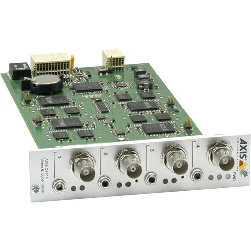 Axis Communications AXIS Q7414 Video Encoder - Functions: Video Encoding, Video Streaming, Audio Streaming - 1 GB SDRAM - 720 x 576 - NTSC, PAL - Audio Line In - Audio Line Out - Rack-mountable - PuriLite