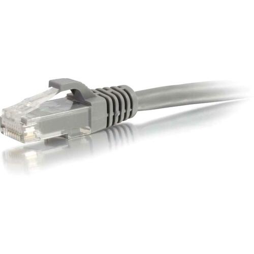 C2G C2G 8ft Cat6 Ethernet Cable - Snagless Unshielded (UTP) - Gray - 6 ft Category 6 Network Cable for Network Device - First End: 1 x RJ-45 Male Network - Second End: 1 x RJ-45 Male Network - Patch Cable - Gray - PuriLite