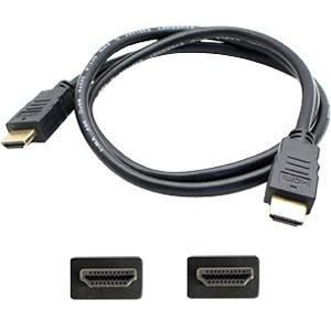 Add-On Computer AddOn Lenovo 0B47070 Compatible 1.82m (6.00ft) HDMI Male to Male Black Cable - 6 ft HDMI A/V Cable for Audio/Video Device, HDTV, Blu-ray Player, DVD Player - HDMI Male Digital Audio/Video - HDMI Male Digital Audio/Video - Supports up to 1 - PuriLite