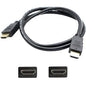 Add-On Computer AddOn Lenovo 0B47070 Compatible 1.82m (6.00ft) HDMI Male to Male Black Cable - 6 ft HDMI A/V Cable for Audio/Video Device, HDTV, Blu-ray Player, DVD Player - HDMI Male Digital Audio/Video - HDMI Male Digital Audio/Video - Supports up to 1 - PuriLite