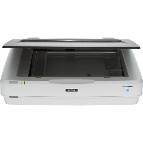 Epson Expression 12000XL-GA Flatbed Scanner - 2400 dpi Optical - 48-bit Color - 16-bit Grayscale - USB - PuriLite
