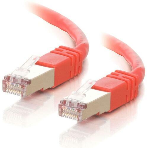 C2G Cat5e STP Patch Cable - RJ-45 Male - RJ-45 Male - 0.91m - Red - PuriLite