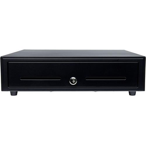 Star Micronics Star Cash Drawer CD3-1616BKC48-S2 - 16" x 16" - Black - 4 Bill / 8 Coin - Printer Driven - Value Series - 4 Bill - 8 Coin - 2 Media SlotPrinter Driven - Steel - Black - 4.40" (111.76 mm) Height x 16.10" (408.94 mm) Width x 16.40" (416.56 m - PuriLite