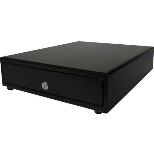 Star Micronics Choice CD4-1416BKSS45 Cash Drawer - 4 Bill - 5 CoinPrinter Driven - Stainless Steel - Black x 14" (355.60 mm) Width x 16" (406.40 mm) Depth - PuriLite