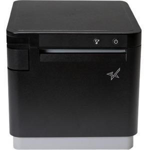 Star Micronics mC-Print3 MCP31L BK US Desktop Direct Thermal Printer - Monochrome - Receipt Print - Ethernet - USB - With Cutter - 3.15" Print Width - 250 mm/s Mono - 203 dpi - 3.15" (80 mm) Label Width - Raster, Star Mode Emulation - For iOS, Android, P - PuriLite