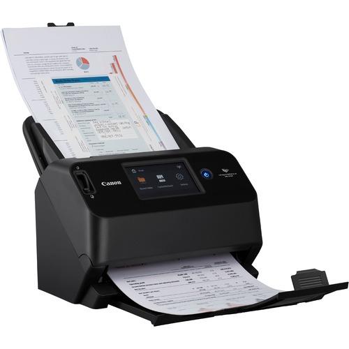 Canon imageFORMULA DR-S150 Sheetfed Scanner - 600 dpi Optical - 24-bit Color - 8-bit Grayscale - 45 ppm (Mono) - 45 ppm (Color) - Duplex Scanning - USB - PuriLite