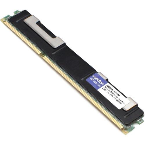 Add-On Computer AddOn FACTORY ORIGINAL 24GB KIT DDR3 1333MHz Dual Rank Module - 24GB (3 x 8GB) - DDR3 SDRAM - 1333MHz DDR3-1333/PC3-10600 - ECC - Registered - PuriLite