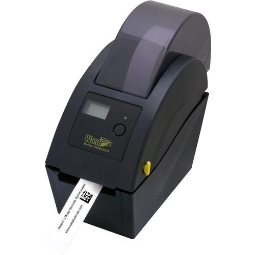 Wasp WHC25 Desktop Direct Thermal Printer - Monochrome - Wristband Print - Ethernet - USB - LCD Yes - 2.05" Print Width - 127 mm/s Mono - 203 dpi - 90" (2286 mm) Label Length - PuriLite