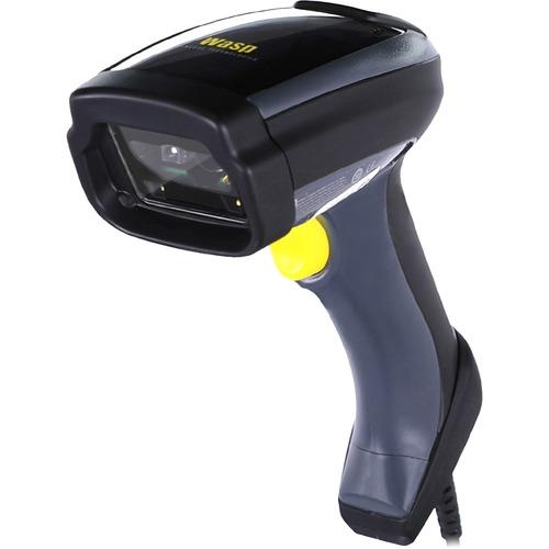 Wasp WDI7500 2D Barcode Scanner - 1D, 2D - Imager - Black, Yellow - USB - PuriLite