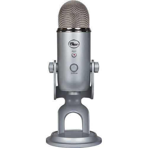 Logitech Blue Yeti Wired Condenser Microphone - Stereo - 20 Hz to 20 kHz - Cardioid, Bi-directional, Omni-directional - Desktop, Stand Mountable, Side-address - USB - PuriLite
