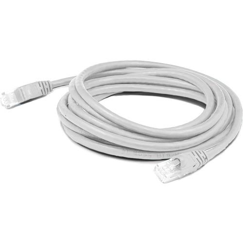 Add-On Computer AddOn 150ft RJ-45 (Male) to RJ-45 (Male) White Cat6A UTP PVC Copper Patch Cable - 150 ft Category 6a Network Cable for Patch Panel, Hub, Switch, Media Converter, Router, Network Device - First End: 1 x RJ-45 Male Network - Second End: 1 x - PuriLite