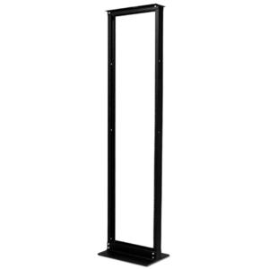 Schneider Electric NetShelter Rack Frame - For Networking - 45U Rack Height x 19" (482.60 mm) Rack Width - Black - Aluminum - 340.91 kg Static/Stationary Weight Capacity - PuriLite