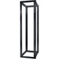 Schneider Electric NetShelter 4 Post Open Frame Rack 44U #12-24 Threaded Holes - For Networking - 44U Rack Height x 19" (482.60 mm) Rack Width - Floor Standing - Black - 909.09 kg Static/Stationary Weight Capacity - PuriLite