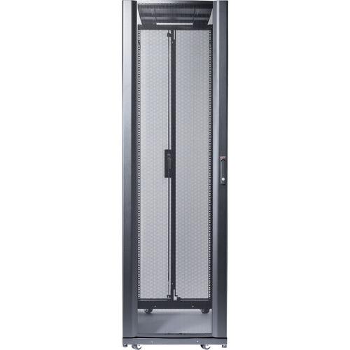Schneider Electric APC by Schneider Electric NetShelter SX AR3100X605 Rack Cabinet - 42U Rack Height - Black - 1363.50 kg Maximum Weight Capacity - PuriLite