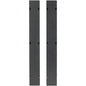 Schneider Electric APC by Schneider Electric Hinged Covers for NetShelter SX 750mm Wide 48U Vertical Cable Manager (Qty 2) - Black - 2 Pack - 48U Rack Height - PuriLite
