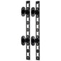 Schneider Electric APC Vertical Fiber Organizer - Black - 0U Rack Height - PuriLite