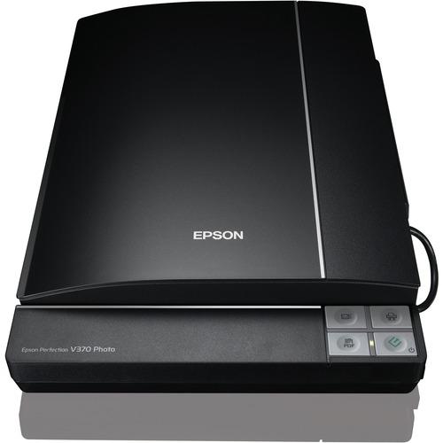 Epson Perfection V370 Flatbed Scanner - Refurbished - 4800 dpi Optical - 48-bit Color - 16-bit Grayscale - USB - PuriLite