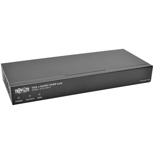Tripp Lite B132-008A-2 8-Port VGA + Audio over Cat5/6 Extender Splitter - 1 Input Device - 1000 ft (304800 mm) Range - 8 x Network (RJ-45) - 1 x VGA In - 1 x VGA Out - 1920 x 1440 - Twisted Pair - Category 6 - Wall Mountable, Rack-mountable, Pole-mountab - PuriLite