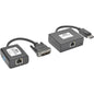 Tripp Lite B140-101X-U video Console/Extender - 1 Input Device - 1 Output Device - 125 ft (38100 mm) Range - 2 x Network (RJ-45) - 2 x USB - 1 x DVI Out - Full HD - 1920 x 1080 - Twisted Pair - Category 6 - TAA Compliant - PuriLite