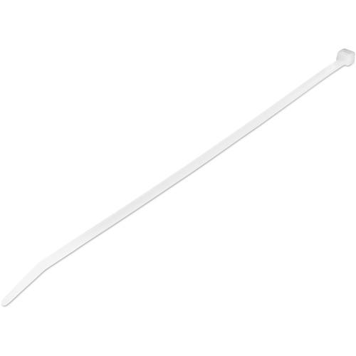 StarTech.com 10"(25cm) Cable Ties, 2-5/8"(68mm) Dia, 50lb(22kg) Tensile Strength, Nylon Self Locking Ties, UL Listed, 100 Pack, White - Cable ties for 2.67"/68 mm bundle diameter - Extra Large nylon/plastic zip wraps for electrical/network cable/Tool-les - PuriLite
