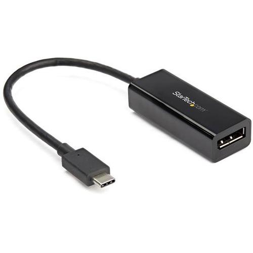 StarTech.com 8K USB C to DisplayPort Adapter - USB Type C to DP 1.4 Alt Mode Video Converter - 8K/5K/4K HBR3 USB C to DisplayPort Monitor - USB-C to DisplayPort 1.4 adapter w/ HDR/DisplayHDR/HBR3/DSC/HDCP 2.2/1.4; 8K 60Hz/4K 120Hz/1080p - USB-C to DP vid - PuriLite