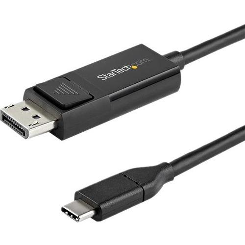 StarTech.com 3ft (1m) USB C to DisplayPort 1.2 Cable 4K 60Hz - Reversible DP to USB-C / USB-C to DP Video Adapter Monitor Cable HBR2/HDR - Reversible USB C to DisplayPort 1.2 cable (USB-C DP Alt Mode laptop to monitor) or DP 1.2 to USB-C display cable - - PuriLite