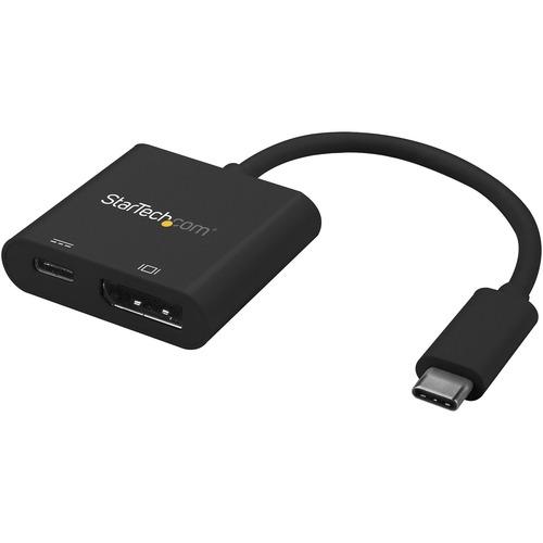 StarTech.com USB C to DisplayPort Adapter with 60W Power Delivery Pass-Through - 4K 60Hz USB Type-C to DP 1.2 Video Converter w/ Charging - USB-C to DisplayPort 1.2 video display adapter converter 4K 60Hz; HBR2/HDCP 2.2/1.4 -60W Power Delivery pass-throu - PuriLite