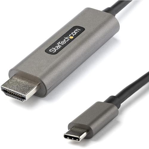 StarTech.com 9.8ft (3m) USB C to HDMI Cable 4K 60Hz with HDR10, Ultra HD USB Type-C to HDMI 2.0b Video Adapter Cable, DP 1.4 Alt Mode HBR3 - 9.8ft/3m USB C (DisplayPort 1.4 Alt Mode HBR3) to HDMI 2.0b video adapter cable - 4K 60Hz w/ HDR10/7.1 Audio/HDCP - PuriLite