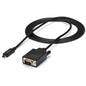 StarTech.com 6ft/2m USB C to VGA Cable - 1920x1200/1080p USB Type C DP Alt Mode to VGA Video Monitor Adapter Cable -Works w/ Thunderbolt 3 - 6.6ft/2m USB Type C (DP Alt Mode HBR2) to VGA cable | 1920x1200/1080p 60Hz | EDID/DDC - Integrated active video a - PuriLite