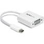StarTech.com USB-C to VGA Adapter - White - Thunderbolt 3 Compatible - USB C Adapter - USB Type C to VGA Dongle Converter - Connect your MacBook, Chromebook or laptop with USB-C to a VGA monitor or projector - USB C adapter - USB Type-C to Video Converte - PuriLite