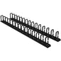 Cyber Power CyberPower 6 ft Vertical Flexible Ring Cable Manager - 2 Pack - 0U Rack Height - Cold Rolled Steel, Plastic - PuriLite