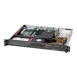 Super Micro Supermicro SC512-260B Chassis - Rack-mountable - Black - 1U - 2 x Bay - 1 x Fan(s) Installed - 1 x 260 W - ATX Motherboard Supported - 1 x External 5.25" Bay - 1 x Internal 3.5" Bay - 1x Slot(s) - 2 x USB(s) - PuriLite