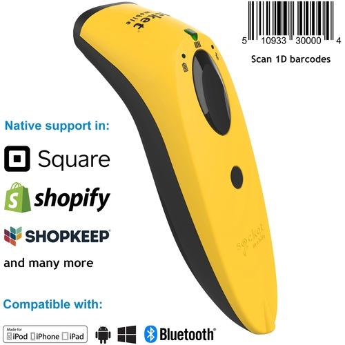Socket Communication SocketScanÂ® S700, 1D Imager Barcode Scanner, Yellow - S700, 1D Imager Barcode Scanner, Yellow - PuriLite