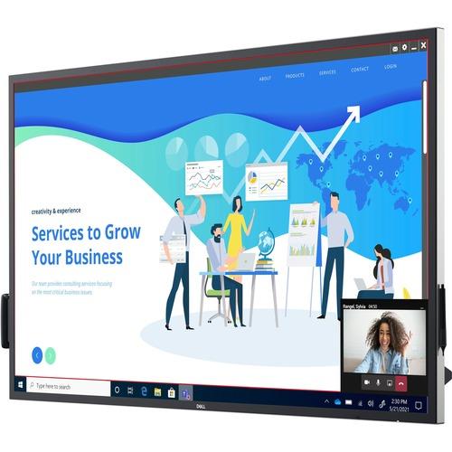 Dell Interactive C6522QT 65" LCD Touchscreen Monitor - 16:9 - 65" (1651 mm) Class - 3840 x 2160 - 4K - In-plane Switching (IPS) Technology - 1.07 Billion Colors - 3 Year - PuriLite