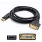 Add-On Computer AddOn Bulk 5 Pack DisplayPort to DVI Adapter Converter Cable - M/F - DisplayPort/DVI Video Cable for Video Device, Monitor - First End: 1 x DisplayPort Male Digital Audio/Video - Second End: 1 x DVI-I (Dual-Link) Female Video - Black - 5 - PuriLite